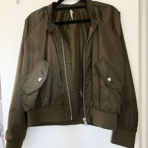 Free People Bomber Jacket